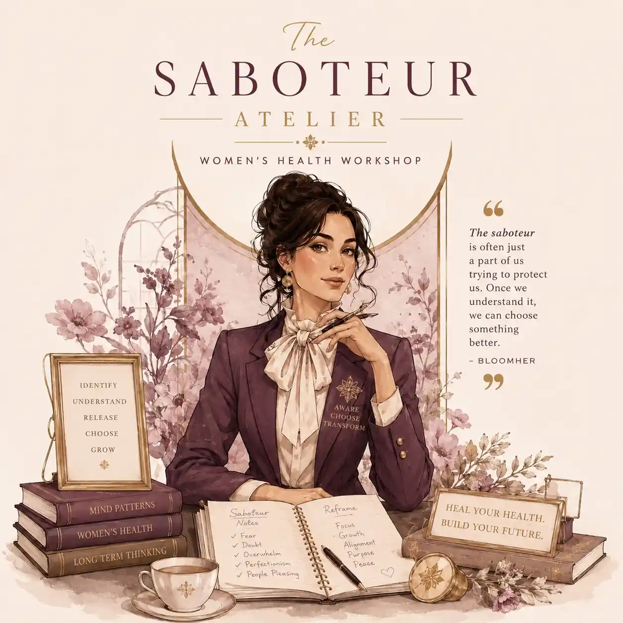 The Saboteur Atelier, a women&rsquo;s health workshop by BloomHer